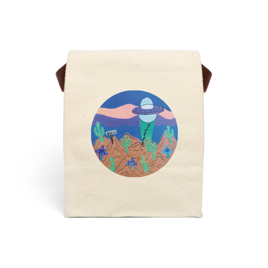 Desert UFO Canvas Lunch Bag - The Day Tripper Lunch Bag