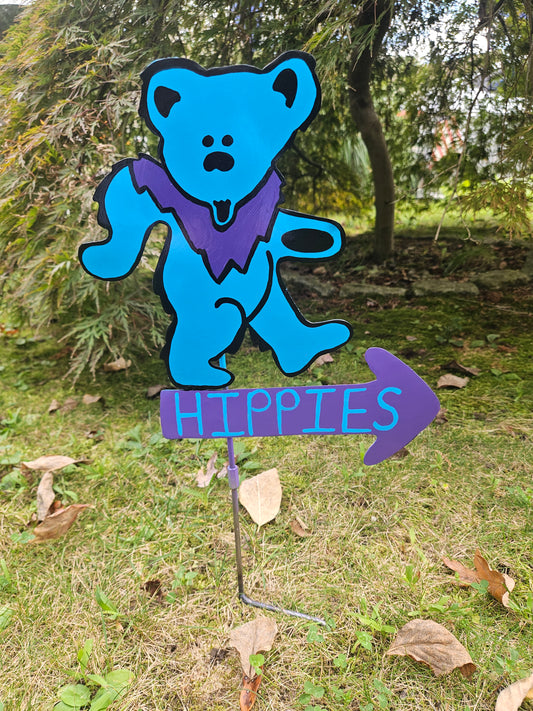 Grateful Dead Bear for the Garden