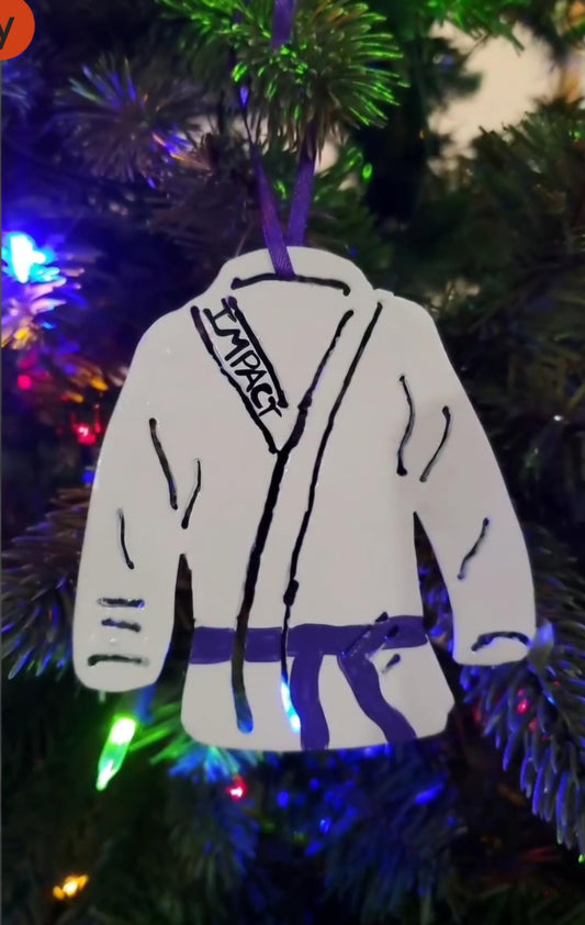 Personalized Karate Gi Ornament