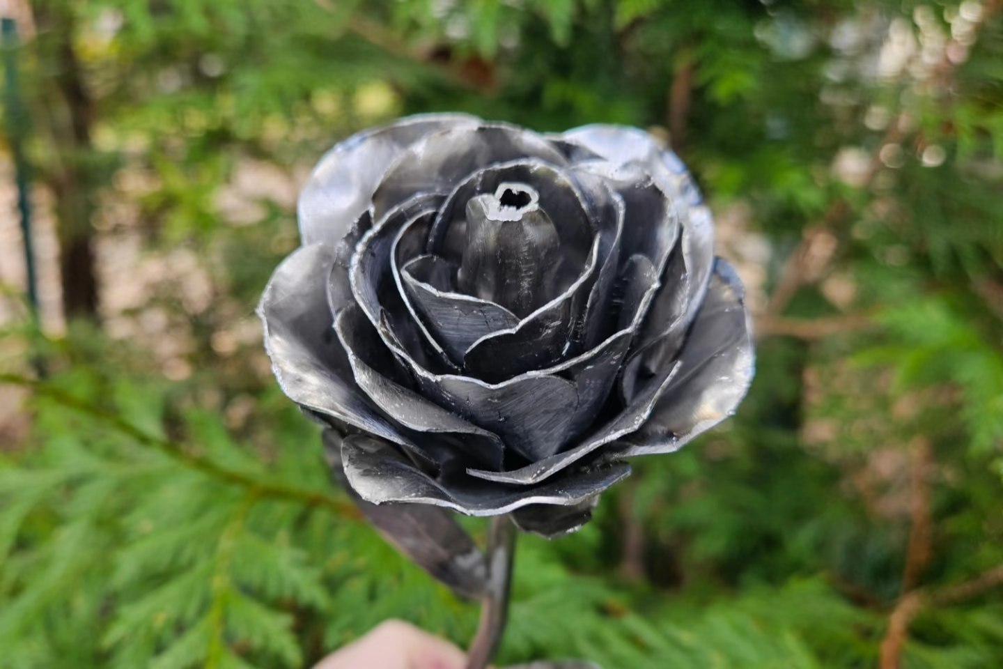 Metal Rose Wedding Gift, Bridal Shower Gift