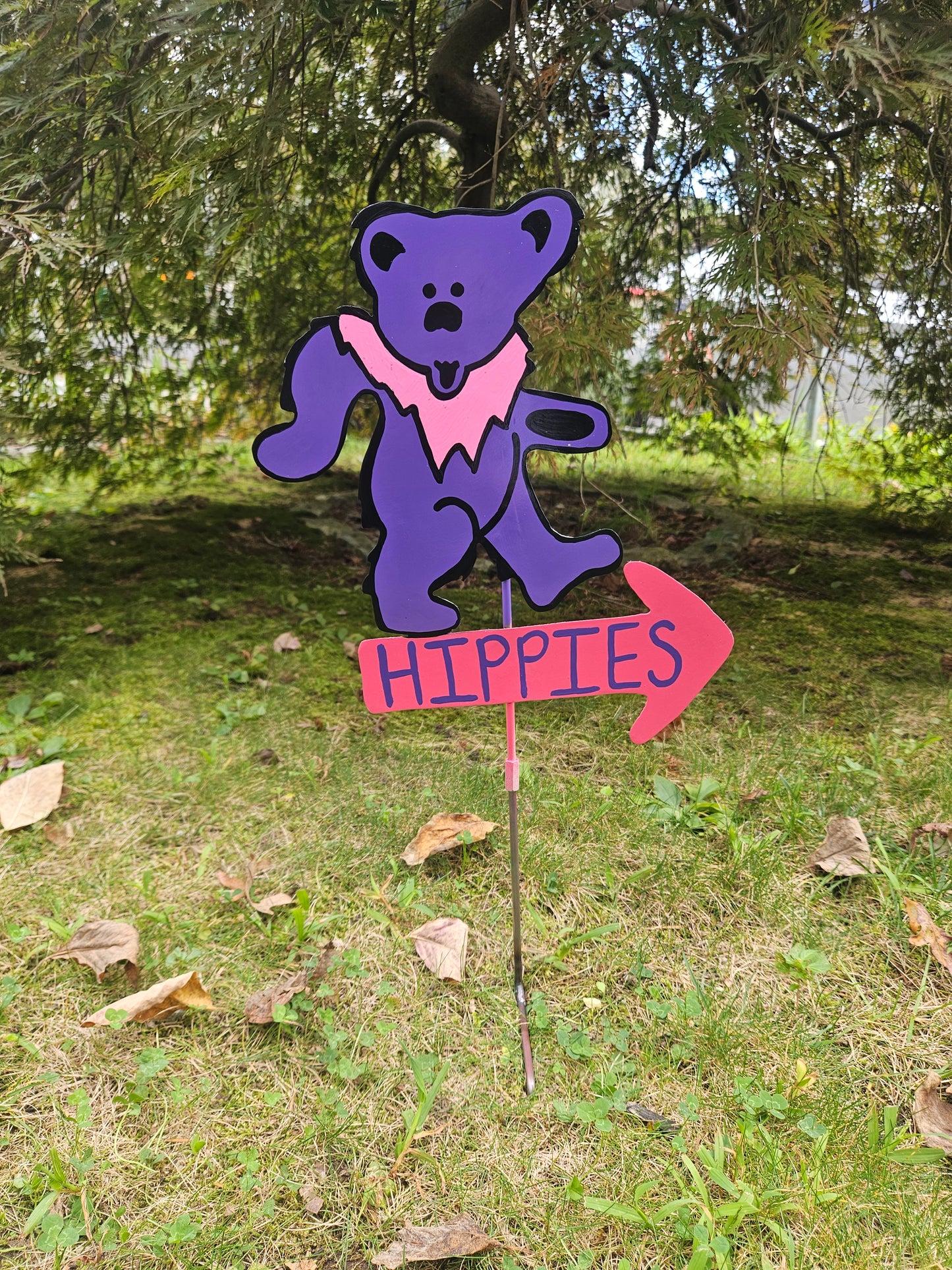 Grateful Dead Bear for the Garden