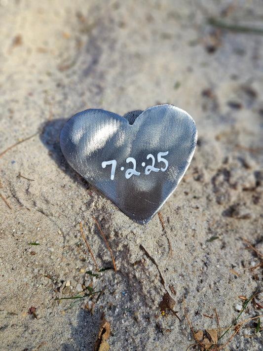 Magnetic Heart Wedding Guest Favor