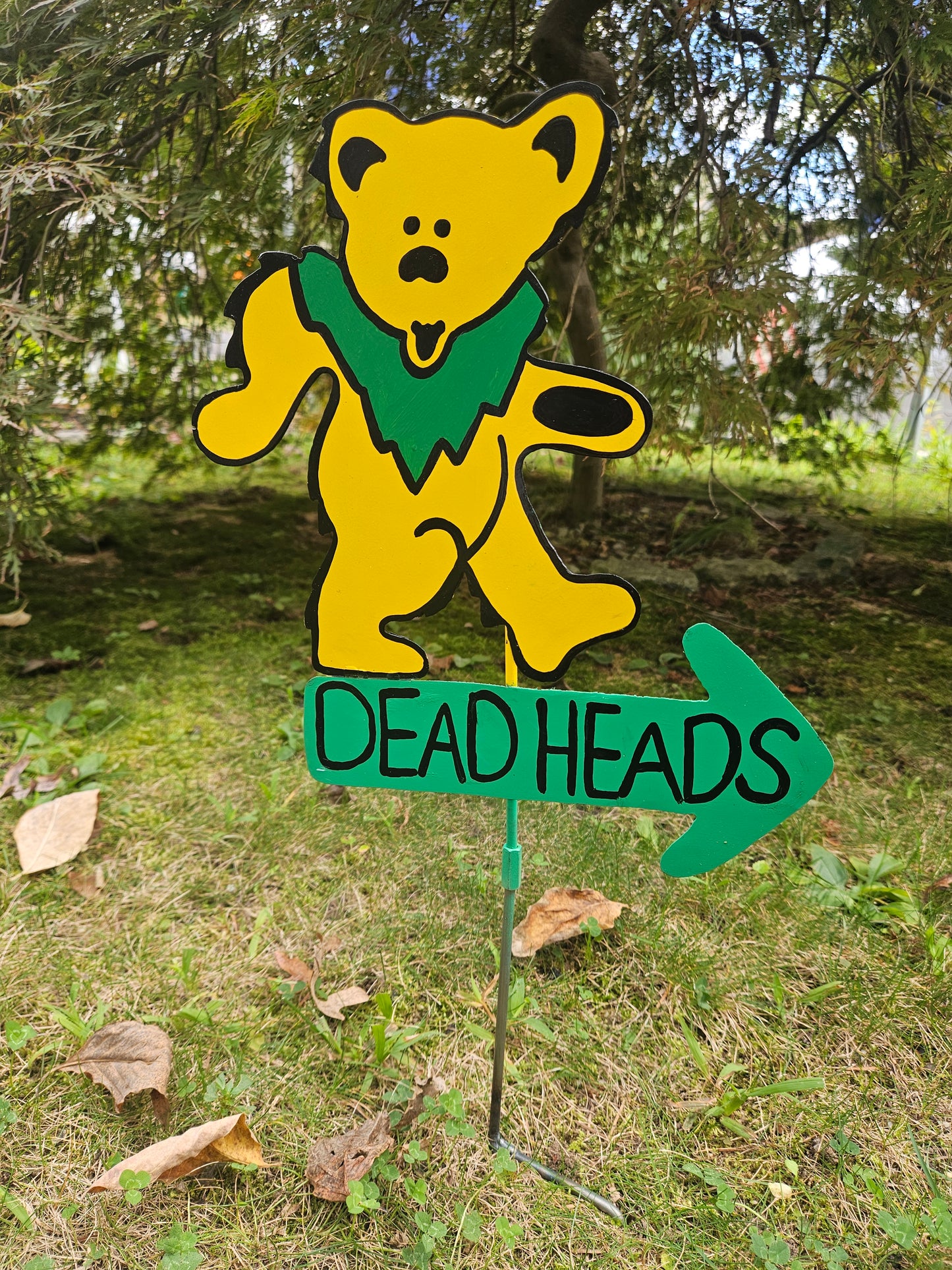 Grateful Dead Bear for the Garden