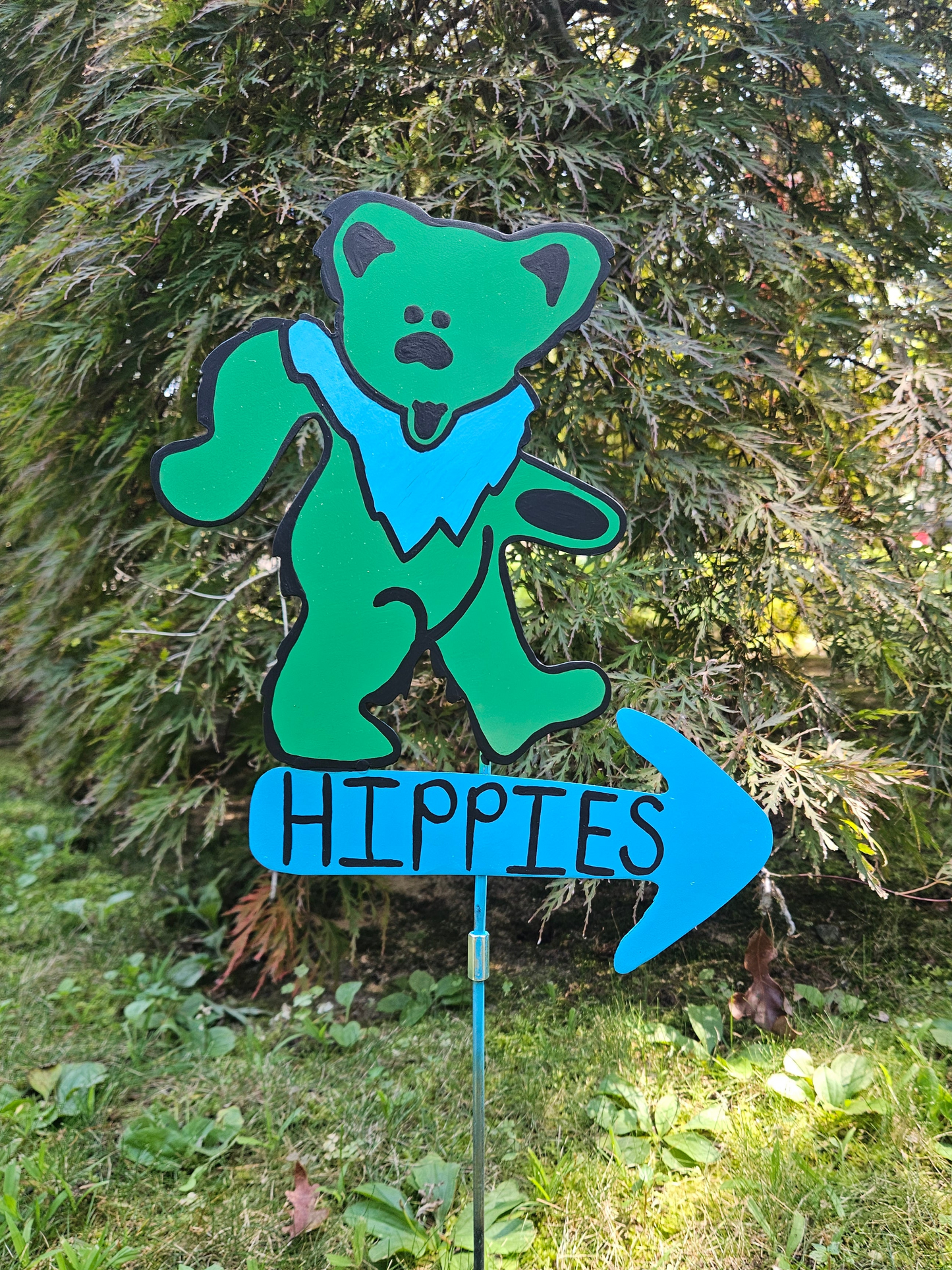 Grateful Dead Bear for the Garden