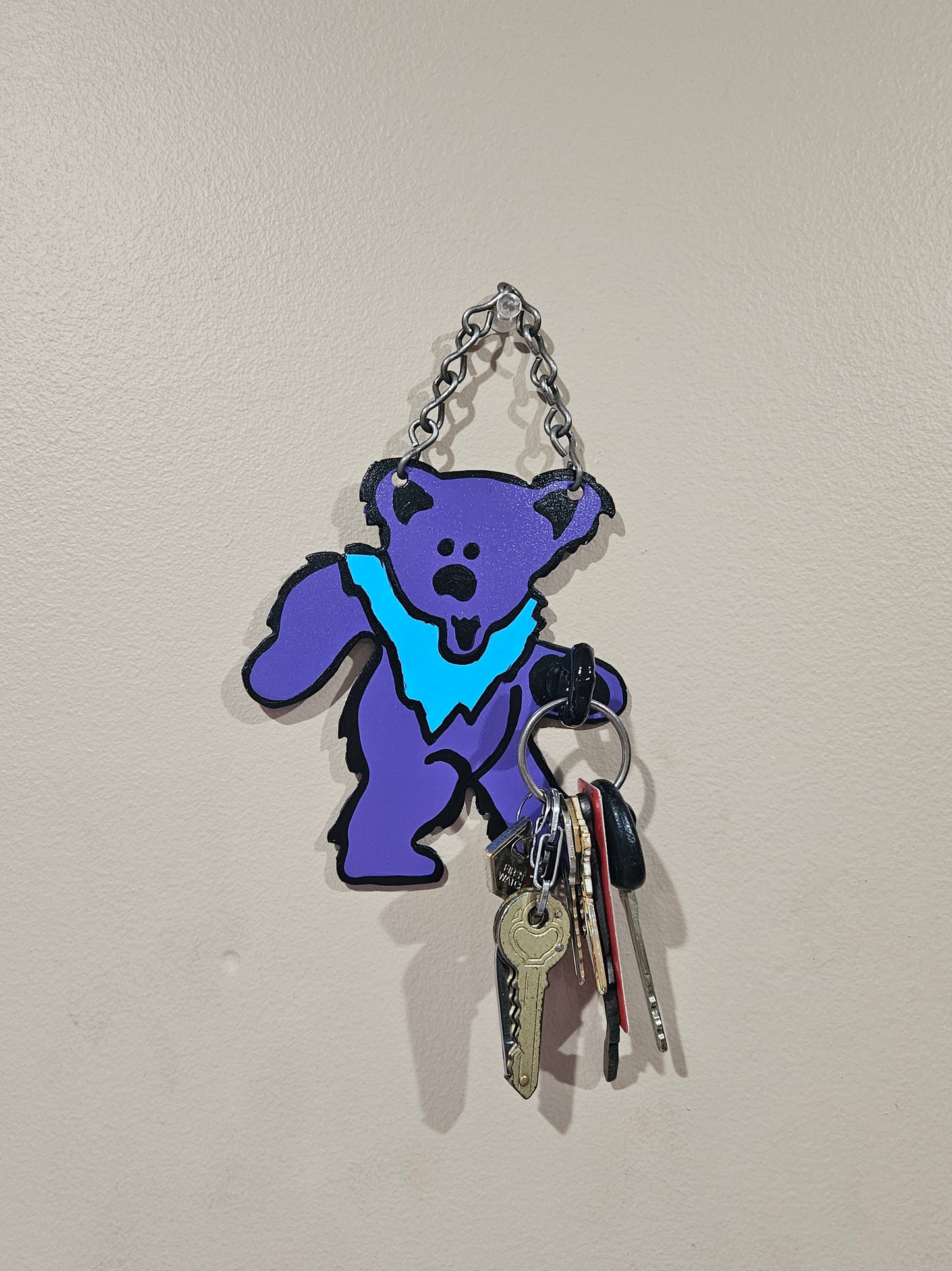 Small Grateful Dead Key Holder, Key Holder for RV