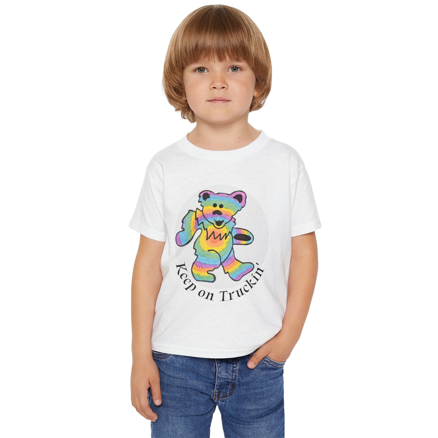 Keep On Truckin' Grateful Dead Tie-Dye T-Shirt