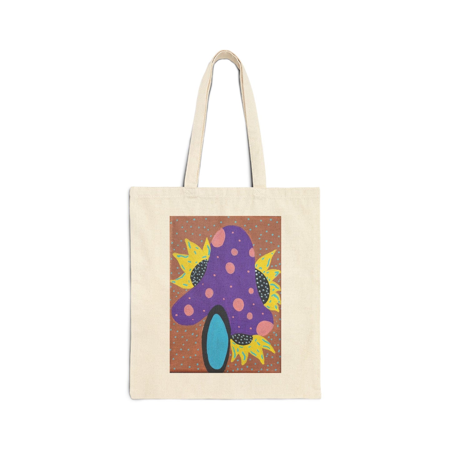 Psychedelic Mushroom Canvas Tote Bag