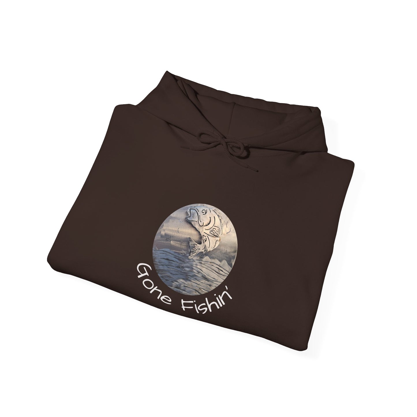 Moonlit Ocean Hoodie – Vintage Wave Circle Graphic Sweatshirt