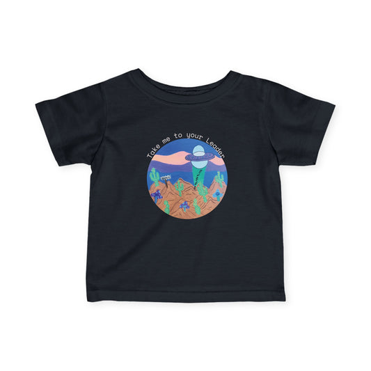 Infant Tee — Cute Desert UFO Graphic Baby Shirt