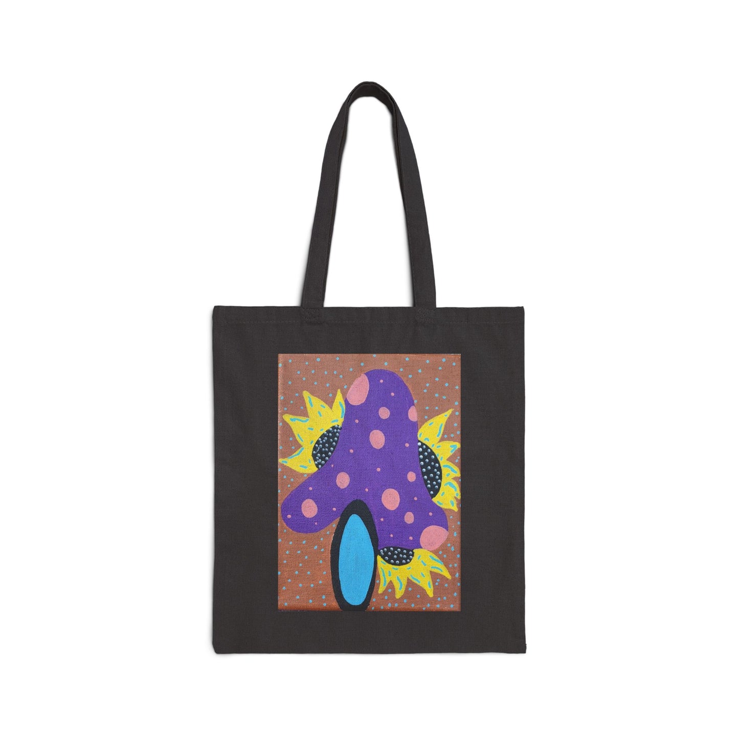Psychedelic Mushroom Canvas Tote Bag