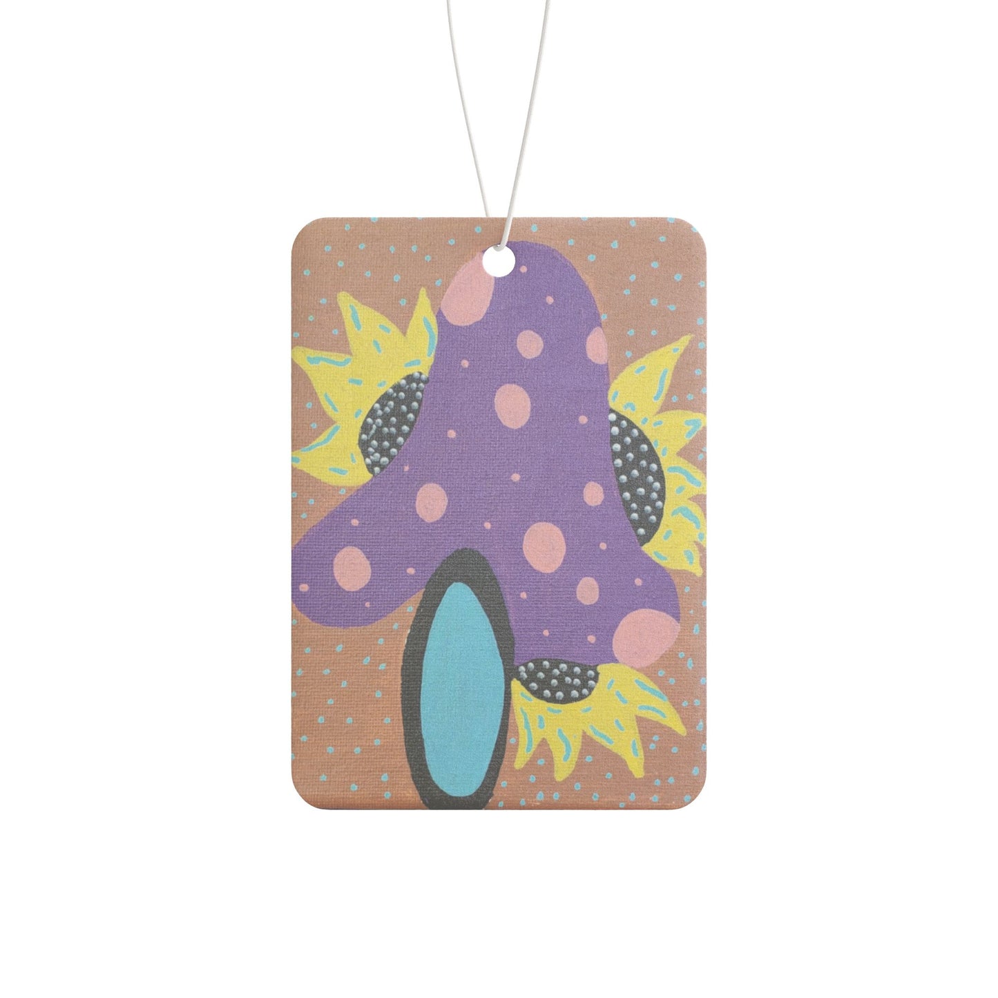 Purple Mushroom Car Air Freshener