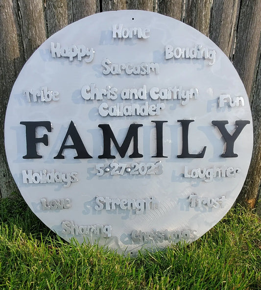 24in Custom Sign
