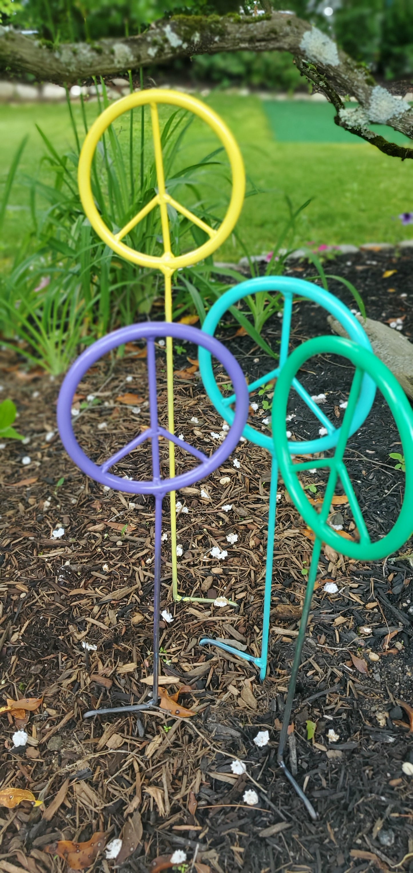 Garden Peace Sign