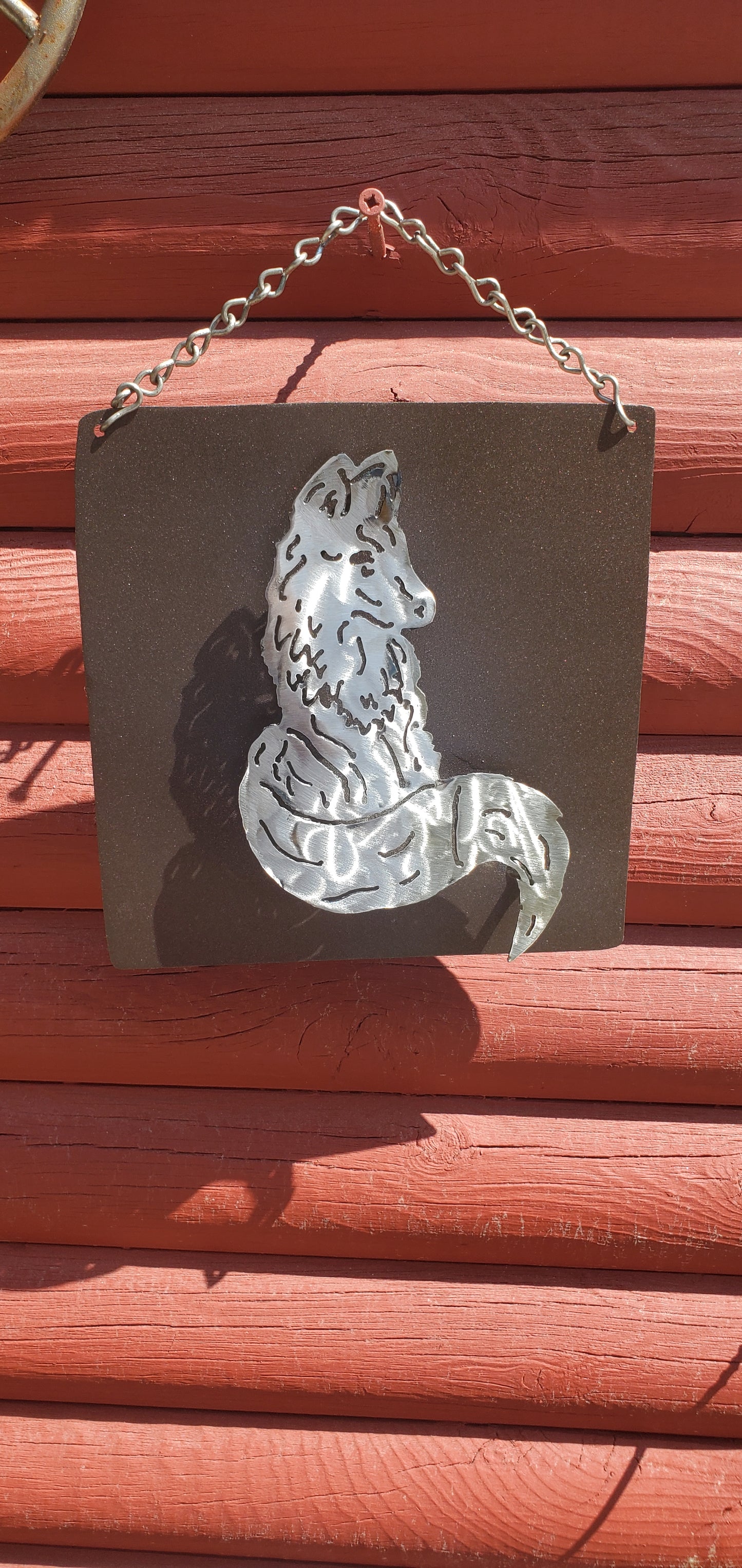 Fox Portrait- Metal Fox