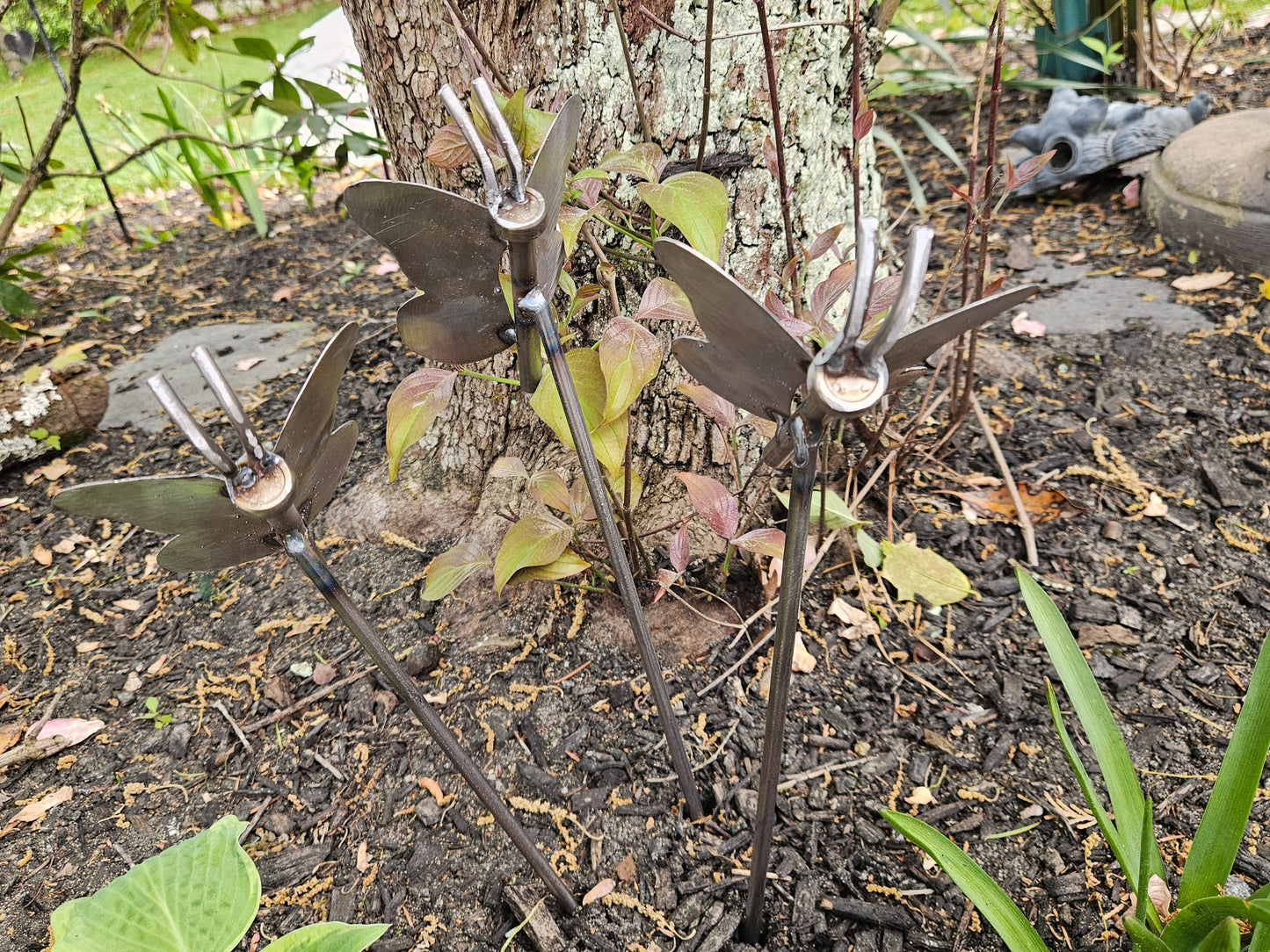 Set of 3 Metal Butterflies