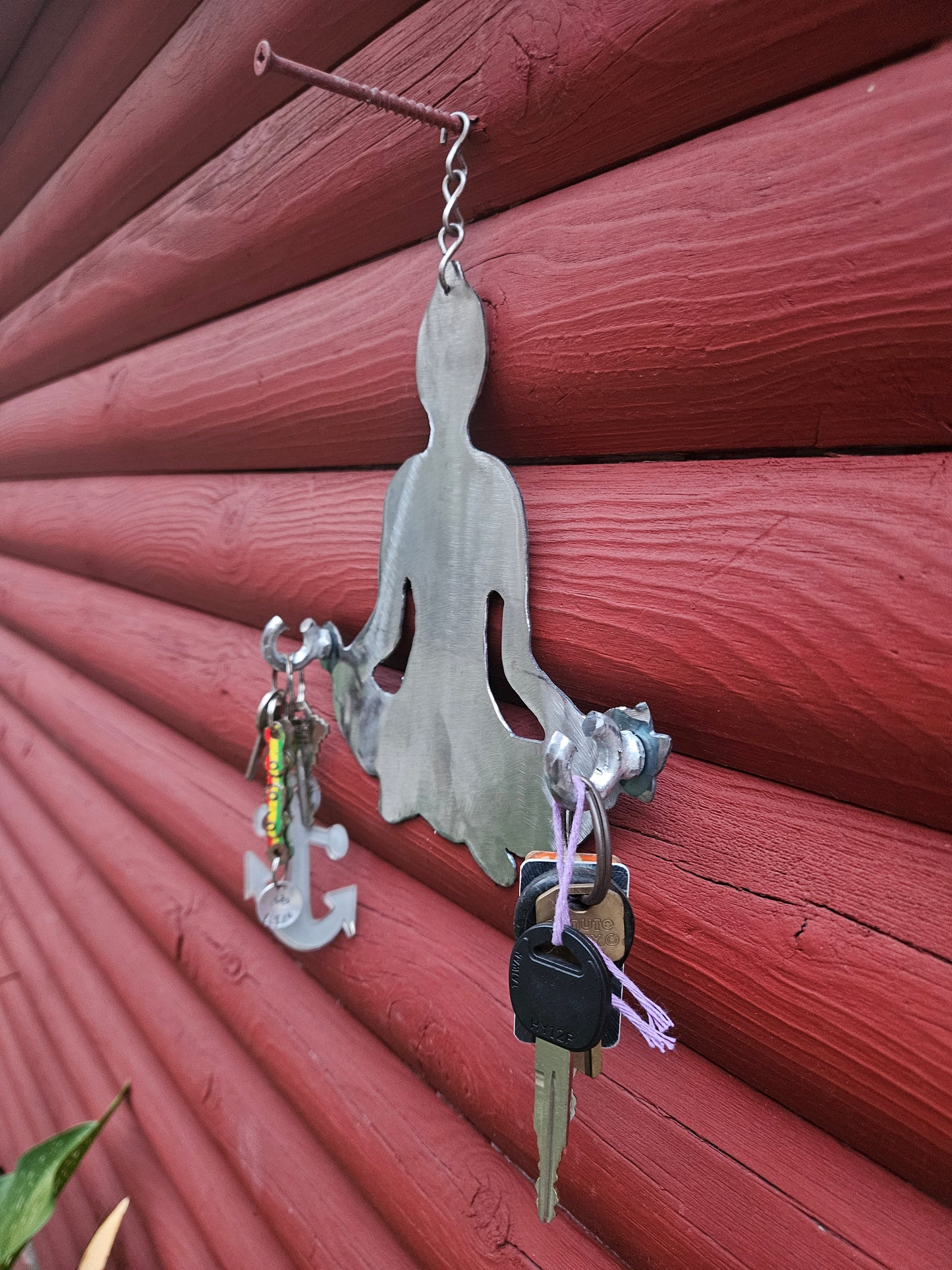 Meditating Yogi Key Rack, Yoga Key Rack, Key Holder